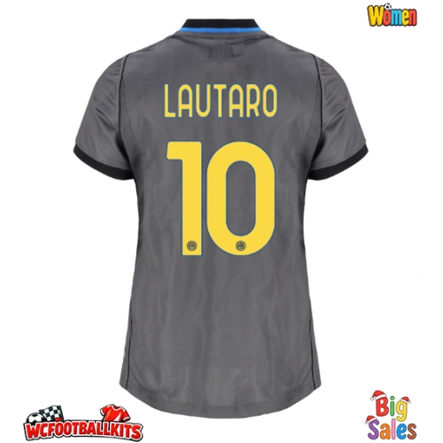 Inter Milan Lautaro Martinez #10 Replica Third Stadium Shirt for Women 2026-27 Short Sleeve